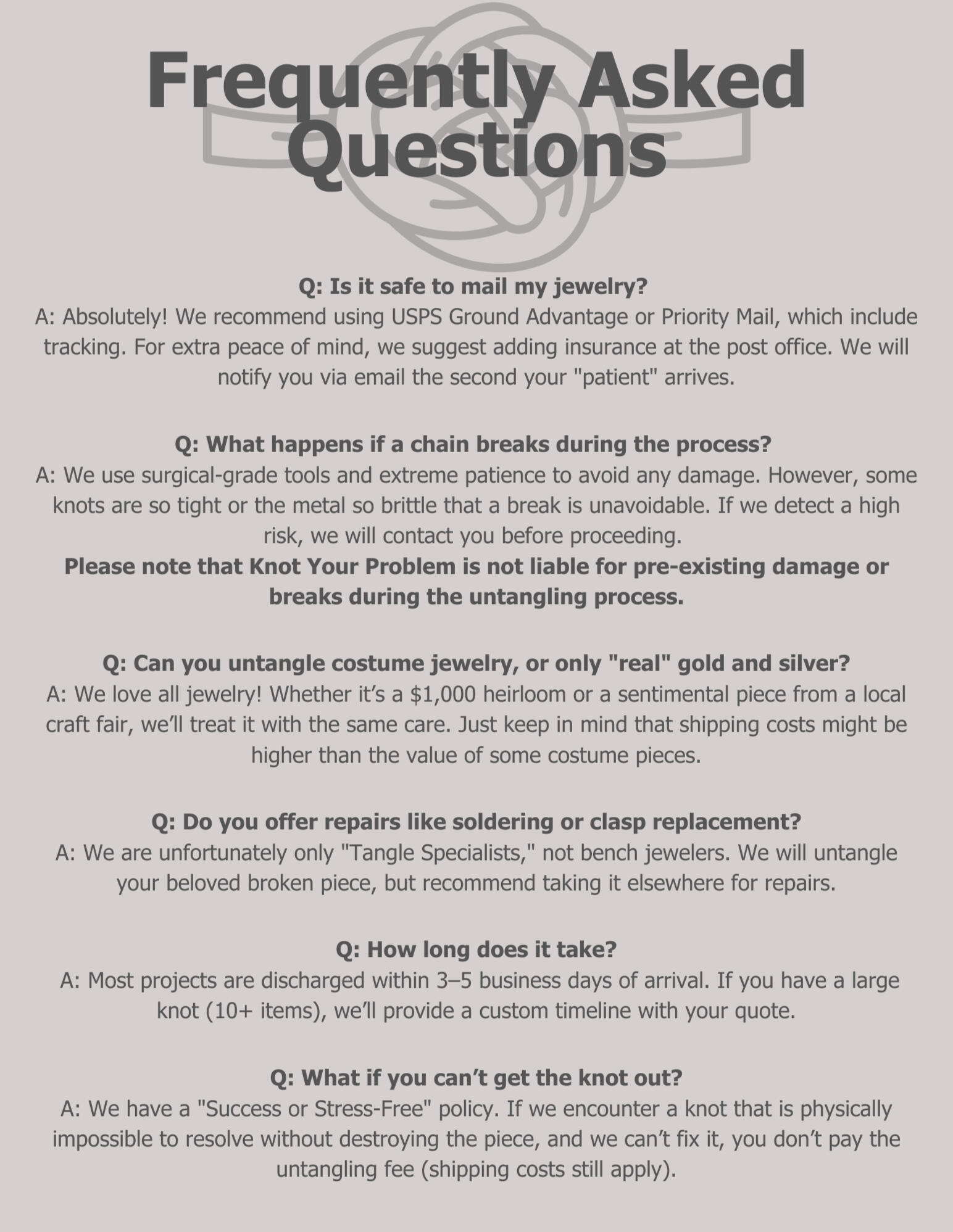 Frequently Asked Questions